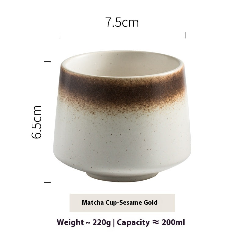 Vintage Ceramic Macha Tea Cup