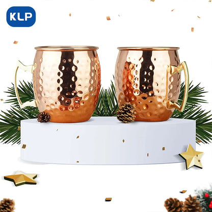 Rose Gold Plated Stainless Steel Moscow Mule Mug (16.9 oz)