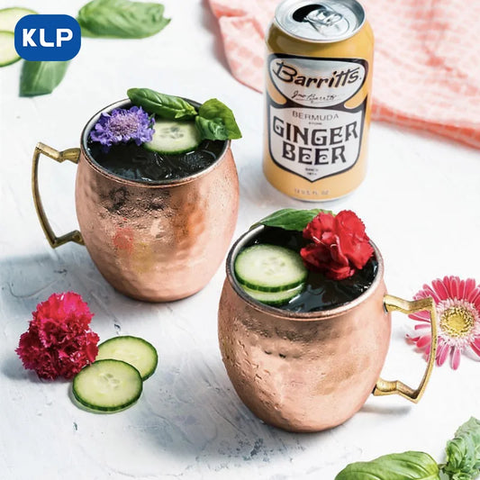 Rose Gold Plated Stainless Steel Moscow Mule Mug (16.9 oz)